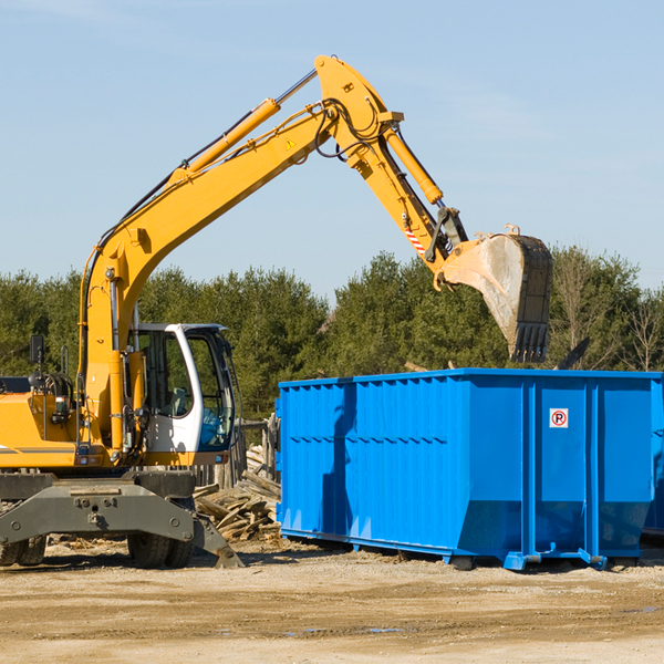 what size residential dumpster rentals are available in Fair Play SC